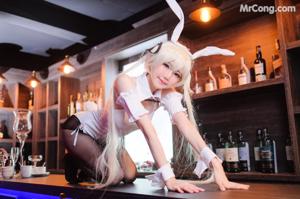 Coser@Sally多啦雪 (Sally Dorasnow): Sora Kasugano Bunny Suit (22 photos)